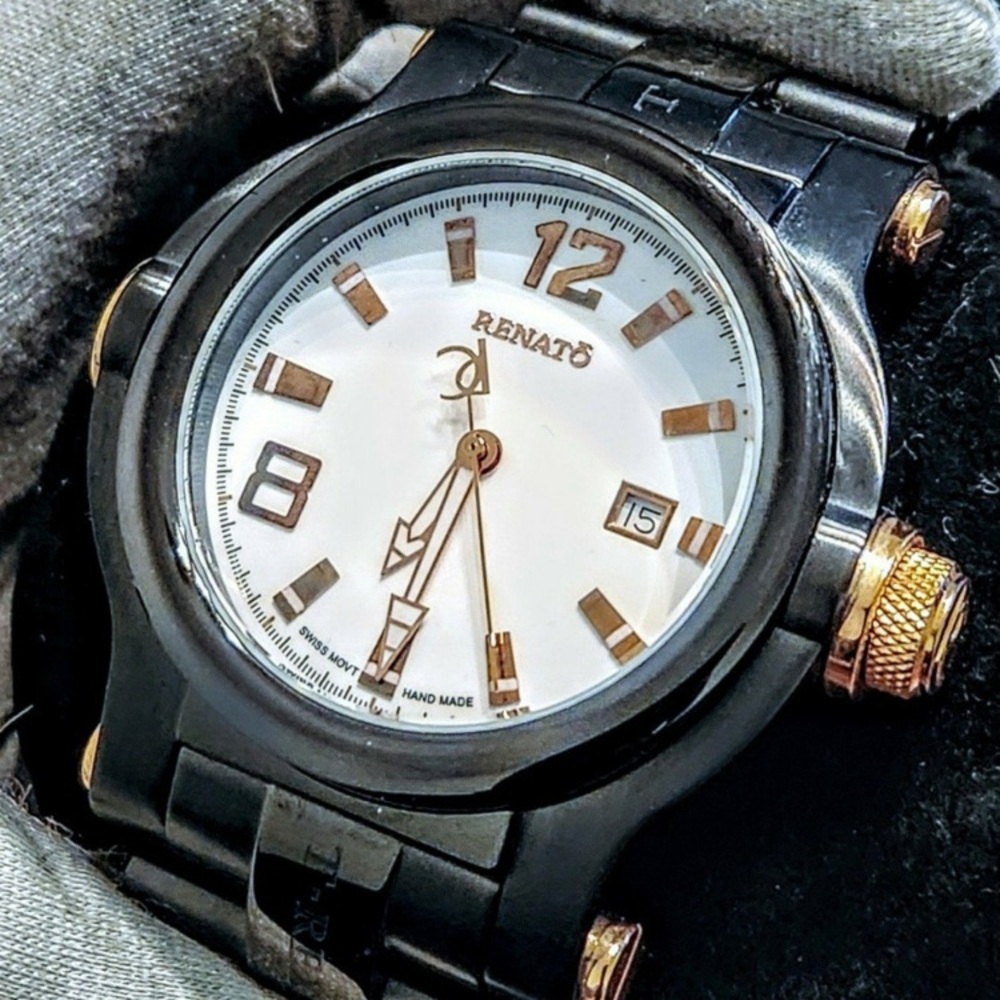 Renato TRex Hand Made Swiss Collectible 50mm Masculine Mens Watch